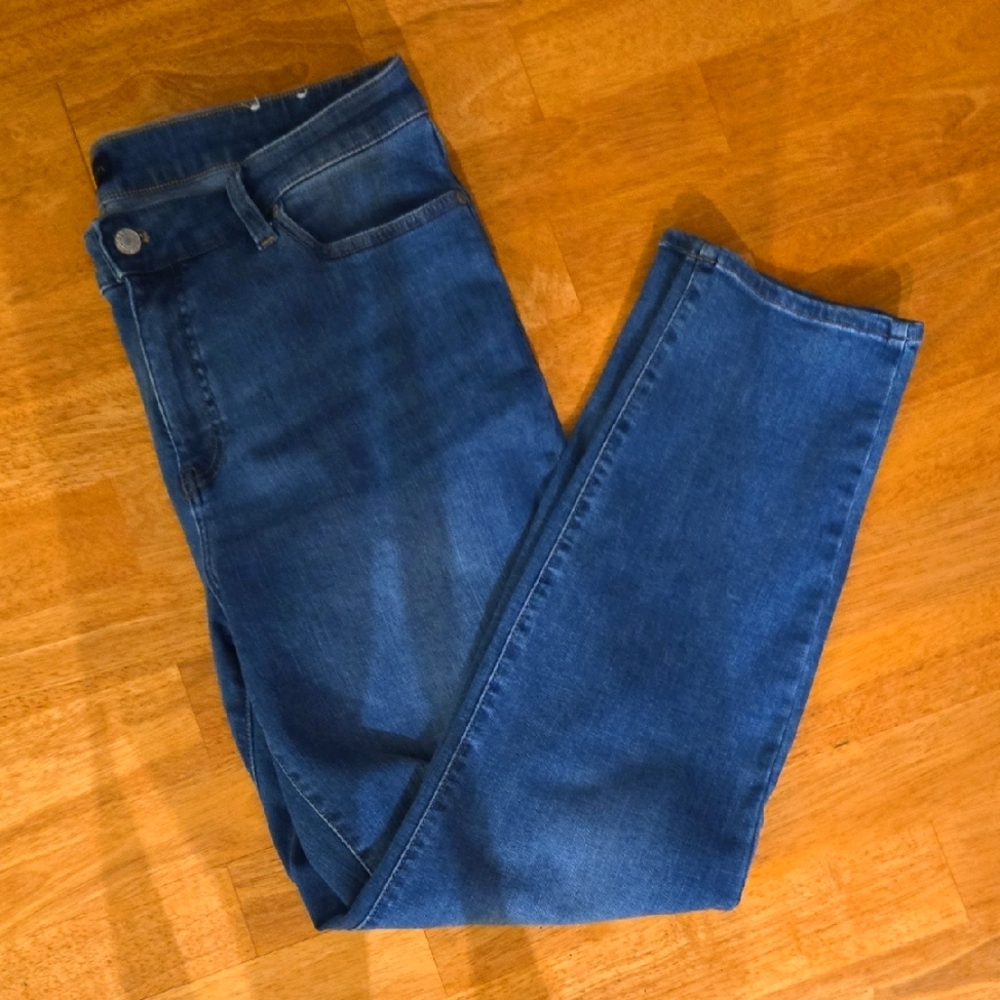 Talbots Classic Blue Slim Ankle Jeans Size 14